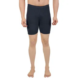 never lose Solid Men Black Tights-picture-25