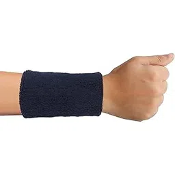 NEVER LOSE Wristbands - Wrist Sweat Bands for Athletic Unisex Cotton Terry Cloth Sports Bands for Working Out, Tennis, Gymnastics, Baseball, Basketball, Football, Gym Exercise (5 in, Black)-picture-18