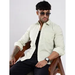 NEVER NEUD Men Classic Slim Fit Casual Shirt-picture-28