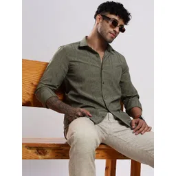 NEVER NEUD Men Classic Slim Fit Casual Shirt-picture-22