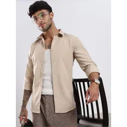 NEVER NEUD Men Classic Slim Fit Casual Shirt-picture-32