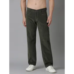 NEVER NEUD Men Relaxed Straight Leg Straight Fit Trousers-picture-34