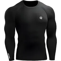never quit Full Sleeve Compression T-Shirt - Athletic Base Layer Tights for Fitness Compression Fit T Shirts for Men-picture-40