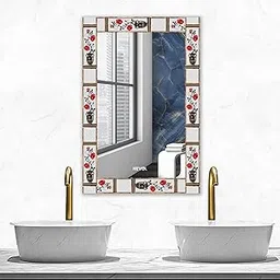 NEVEX Rectengalr CNC Polish Finishing Mirror 12x18 Inch Wall Mirror for Bathroom, Bedroom, Living Room, or Entryway.-picture-26