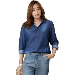 new-18 Denim Shirt, Women Shirt,Stylish Shirt,Casual Shirt,Denim Women Shirt,Shirt for Women,Fancy Shirt,Office Wear Shirt,Plus Size Shirt for Women,Denim Shirt01.-picture-18