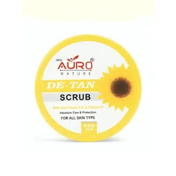 NEW AURO NATURE De-Tan Scrub With Sun Flower Extract & Vitamin E - 500 ml-picture-30