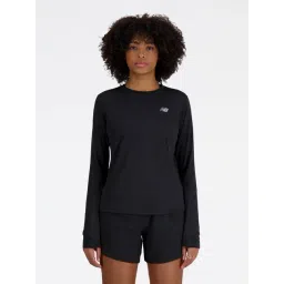 New Balance Black Cotton Regular Fit Sports T-Shirt-picture-32