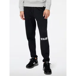 New Balance Black Cotton Regular Fit Sports Trackpants-picture-25