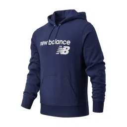 New Balance Blue Full Sleeves Hooded Sweatshirt-picture-12
