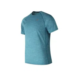 New Balance Blue Textured Sports T-Shirt-picture-40