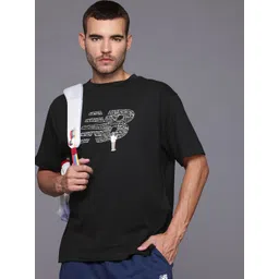 New Balance Brand Logo Print Drop-Sleeves Pure Cotton Relaxed Fit Athleisure T-shirt-picture-29