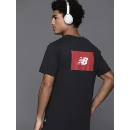 New Balance Brand Logo Printed Pure Cotton Sports T-shirt-picture-18