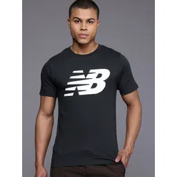 New Balance Brand Logo Printed Pure Cotton T-shirt-picture-16