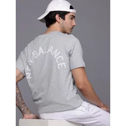 New Balance Brand Logo Typography Printed Pure Cotton Regular Fit T-shirt-picture-28