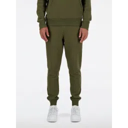 New Balance Green Cotton Regular Fit Self Pattern Sports Trackpants-picture-48