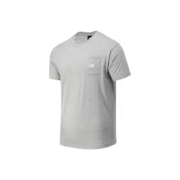 New Balance  Grey Casual T-shirt for Men with Pocket-picture-35