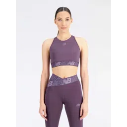 New Balance Purple Printed Sports Bra-picture-44