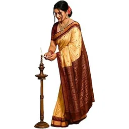 new collection Odisha Handloom Sambalpuri Pata Saree Temple Border Pasapalli Bomkai Buti Boyanika Design Saree Latest Banarasi Soft Papa Silk Simple Ethnic Orissa Sari with Blouse Piece-picture-34