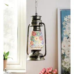 Harvey Multicolour Glass Hanging Light by New Era-picture-10