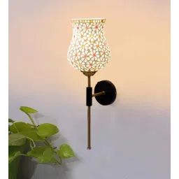 new era Antique Gold Wall Lamp with Mosaic Glass-picture-16