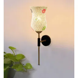 new era Antique Gold Wall Lamp with Mosaic Glass-picture-27