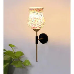 new era Antique Gold Wall Lamp with Mosaic Glass-picture-22