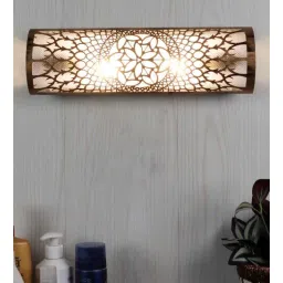 new era Areum Metal Flush Mount Wall Light (Antique Gold Finish)-picture-27