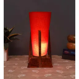 new era Blue Jute Table Lamp With Wood Base-picture-19