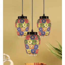 new era Feliz Multicolour Glass Cluster Hanging Light-picture-26