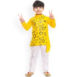 NEW GEN Boys Geometric Printed Kurta with Pyjamas-picture-29