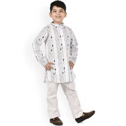NEW GEN Boys Printed Regular Kurta with Trousers-picture-32
