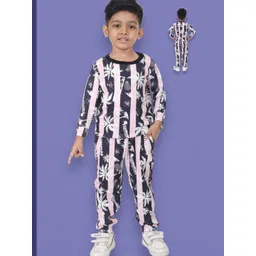 NEW GEN Boys Printed T-shirt with Pyjamas-picture-57