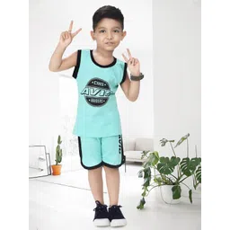 NEW GEN Boys Printed T-shirt with Shorts-picture-32