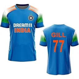 New Indian ODI Cricket Jersey 2025 (V18 Back Printed) for Men and Kids(9-10Years,Blue-08)-picture-34