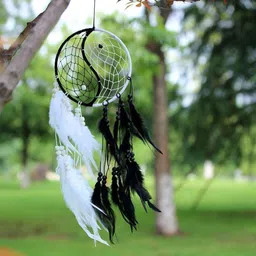 new lucky Dream Catcher, Wall Hangings, Crafts, Home Décor, Balcony, Garden Feather Dream Catcher-picture-14