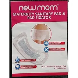New Mom Maternity Disposable MEXI Pads 850ml Capacity 1 Nos + 1 Maternity Panty Comfortable & Hygienic Size XL (XL, 3, count)-picture-48