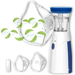 New Portable Mesh Nebulizer for Adults and Kids Travel and Household Use, Handheld Mesh Nebulizer for Breathing Problems, Personal Inhalers for Cold and Cough - Quick Relief, Wireless Vaporizer Machine With Respiratory Mask-picture-28