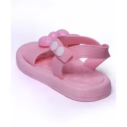 NEW STEPS Bow & Animal Ears Applique Detailed Sandals - Light Pink image 4