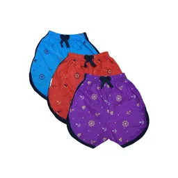 NEW TRINATH HOSIERY Girls Pack of 3 Graphic Printed Regular Fit Cotton Hot Pants Shorts-picture-21