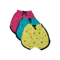 NEW TRINATH HOSIERY Girls Pack of 3 Printed Hot Pants Shorts-picture-30