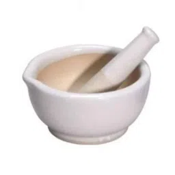 New Verma 3 inch Marble White Mortar &a; Pestle Set for Grinding Small Spices &a; Medicines-picture-47