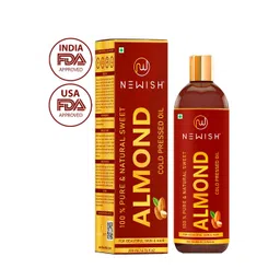 Newish Pure Cold Pressed Sweet Almond Oil for Glowing Skin & Face - 200 ml-picture-24