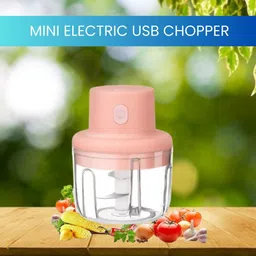 newoutlate Chopper (Electric Rechargeable Chopper) for Kitchen Vegetable Garlic Onion E460 Electric Vegetable & Fruit Chopper-picture-12