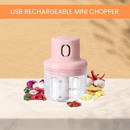 newoutlate Mini Rechargeable Chopper, Electric Chopper for Onion, Garlic and VegetableC12 Electric Vegetable & Fruit Chopper-picture-47