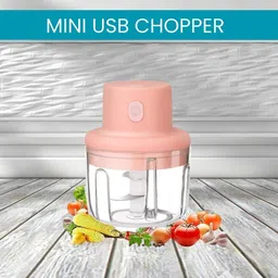 newoutlate Mini Rechargeable Chopper, Electric Chopper for Onion, Garlic and VegetableC129 Electric Vegetable & Fruit Chopper-picture-46
