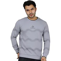 nexgen club Men's Sweatshirt Full Sleeve Cotton Blend Stylish Crew Neck Winter Pullover for Man with Rib Cuff Neck Winterlace and Waistband Ideal for Man & Boy Unisex Gen Z-picture-10