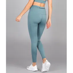 nexstep Solid Women Light Blue Tights image 2