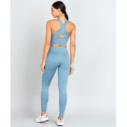 nexstep Solid Women Light Blue Tights image 5
