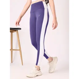 nexsus apparels Women Colorblock Purple Track Pants-picture-26