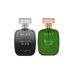 NEXT CARE Set Of 2 Naughty Black & Royal Class Long Lasting Eau De Parfum- 60 ml Each-image-23